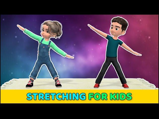 10-MIN STRETCHING EXERCISE FOR KIDS: STRESS RELIEF & RELAXATION