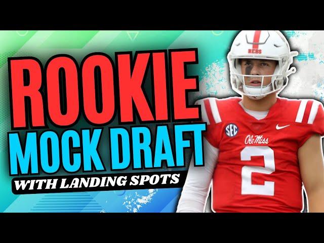 2025 Dynasty Rookie Mock Draft (Superflex) With Landing Spots