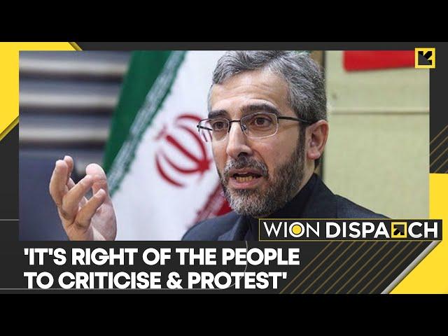 WION Exclusive: Iran Deputy Foreign Minister Ali Bagheri Kani talks about protests and the West