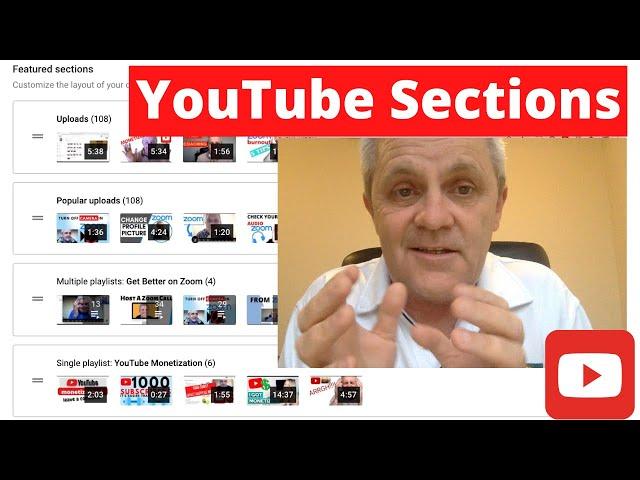 YouTube Channel Layout: How to add SECTIONS ( Using YouTube Studio )