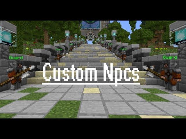 Custom NPCs Mod 1.12 1.7.10 1.7.2 Como hacer una mision Tutorial part 3