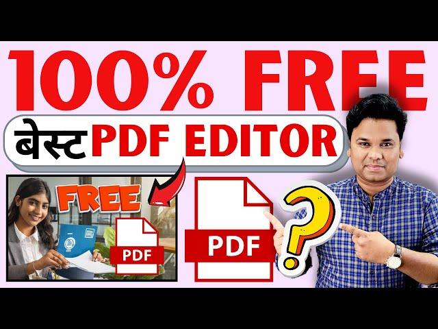 100% FREE PDF EDTIOR | Best FREE PDF Editor