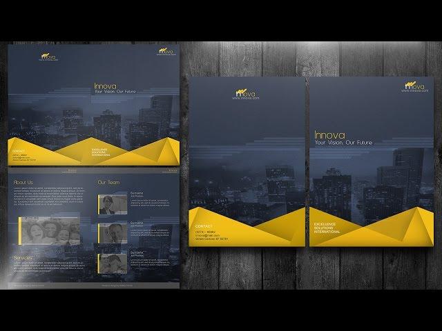 Create a Bi Fold Brochure Photoshop Tutorial