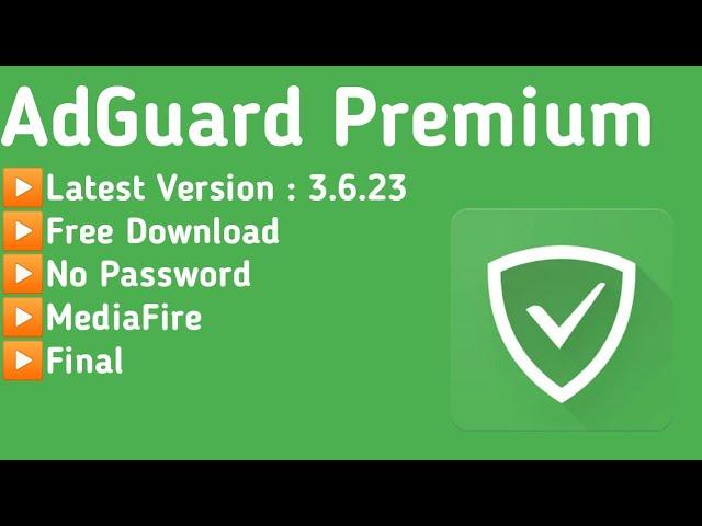 AdGuard Premium | Latest Version 2021| AdGuard Mod