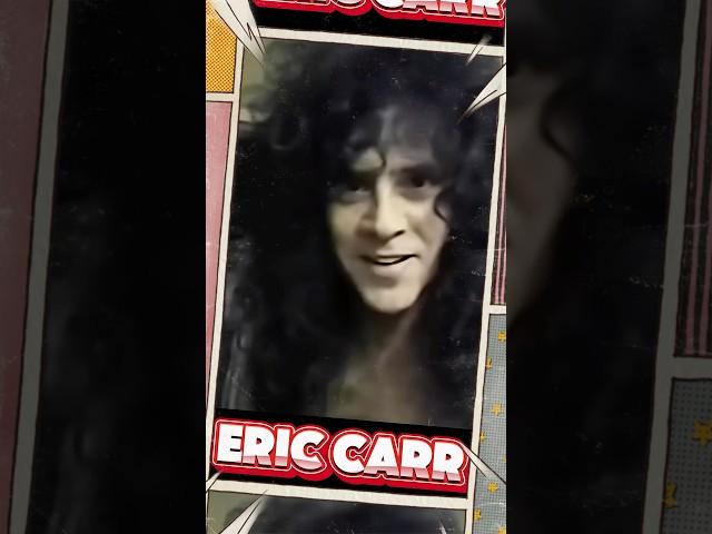 Never forget: ERIC CARR loves you, kids!   R.I.P. KISS drummer, 1950-1991       #kissshorts