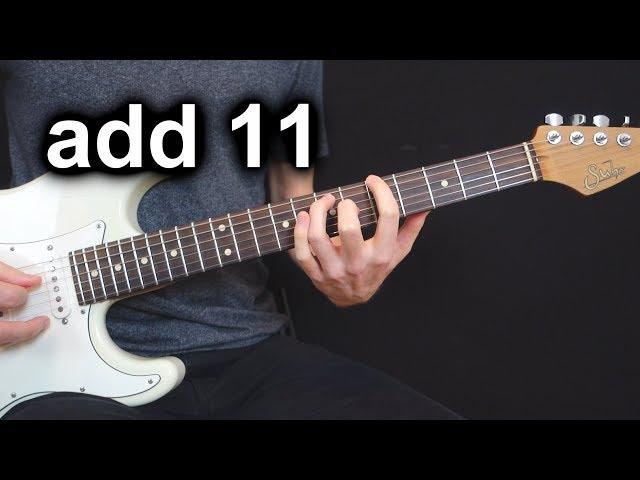 Add11 chords with open strings - AMAZING chords!