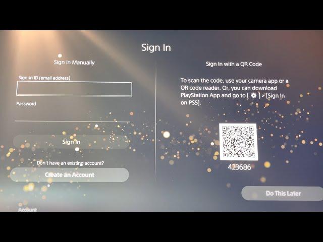 How to Sign In for the first time on PlayStation 5 - Set Up Guide