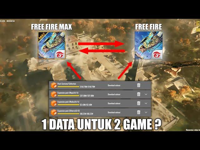 Data Free Fire Max coba pasang ke Free Fire biasa, Apakah bisa ? Download free fire max