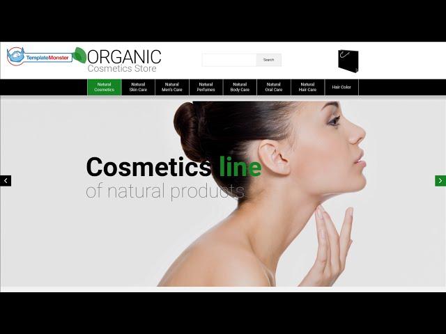 Natural Cosmetics PrestaShop Theme, #53007