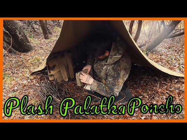 Plash Palatka Russian Poncho ! #bushcraft #bushcraftskills #plashpalatka #Poncho