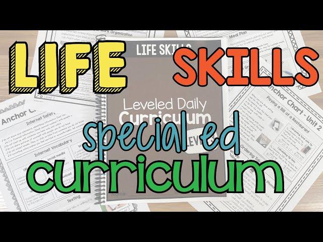 Life Skills Special Education Curriculum Overview