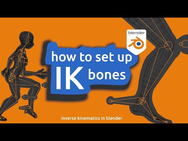 How to setup IK bones: Blender Beginner Tutorials