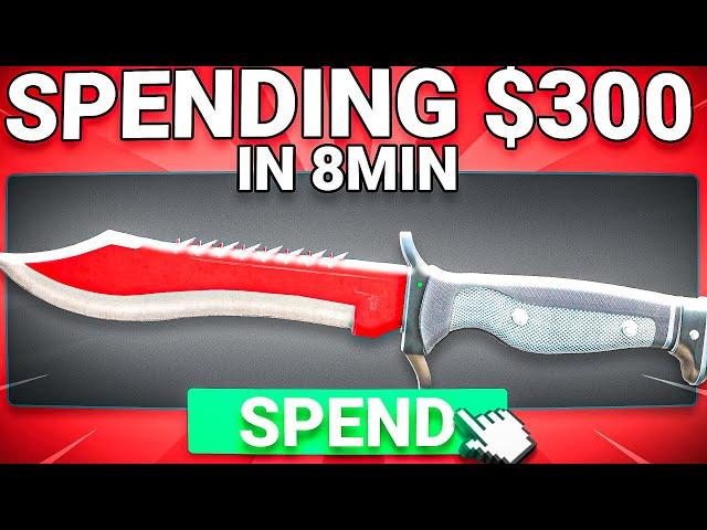 SPENDING $300 ON RAINGG IN 8 MINUTES