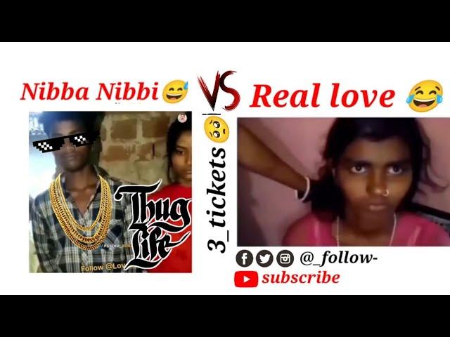 nibba nibbi vs real love  | memes | funny videos | #shorts #memes