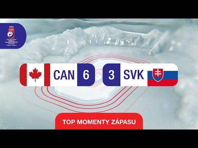 KANADA vs. SLOVENSKO | 6:3 | IIHF Majstrovstvá sveta 2024 - Highlighty zápasu