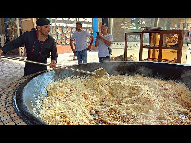 Giant Factory Uzbek PILAF with giant Boiler / 1.5 tons per day | Pure Life