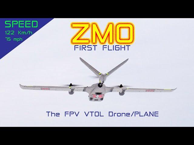 ZMO VTOL (Drone/Plane) First Flight - So Cool!