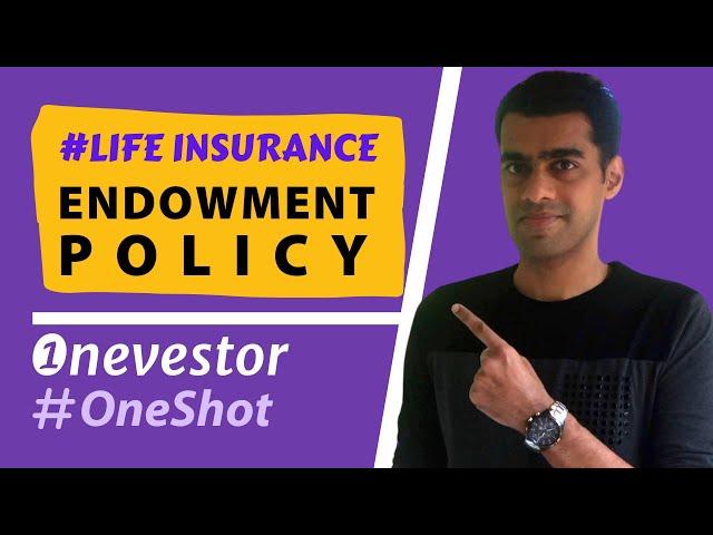 Endowment Insurance Policy In Less Than 60 Seconds | #Shorts | EP. #205