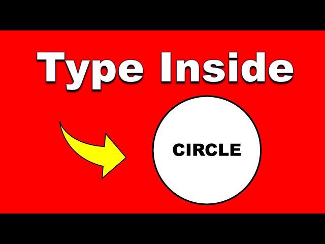 How To Write Inside a Circle In Word (Microsoft)