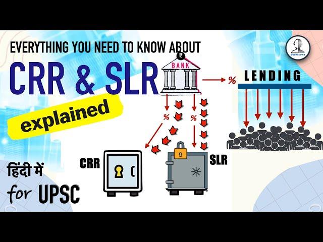 CRR and SLR | Cash Reserve Ratio & Statutory Liquidity Ratio | | Indian Economy for UPSC