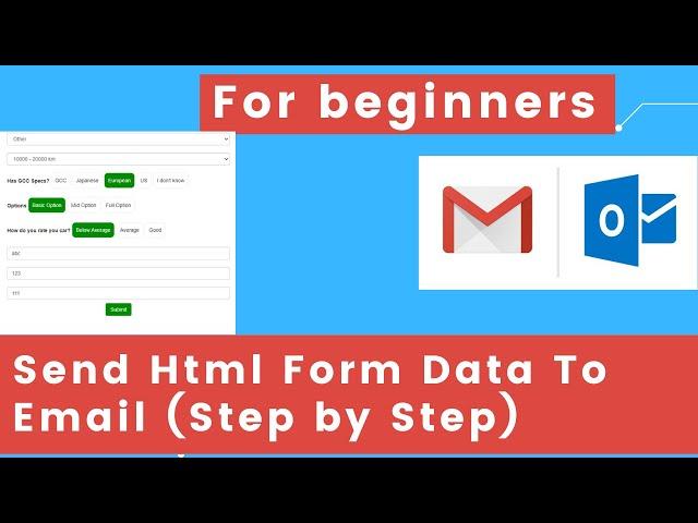 How To Send Html Form Data To Email Using Php For Beginners | Learn To Earn | Html Css Php