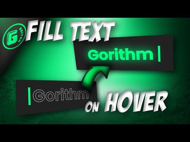 Fill Text on Hover Effect using clip-path & inset [CSS only]