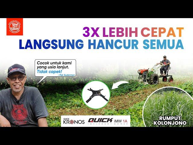 Hasilnya Langsung Terasa! 3 kali Lebih Cepat, Rumput Langsung Hancur