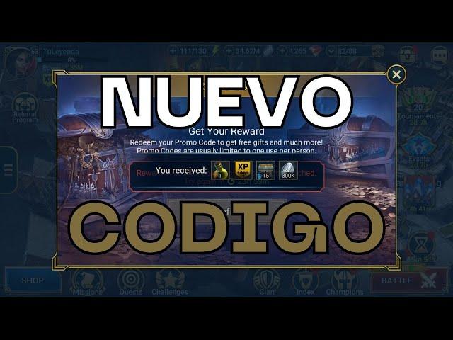 Nuevo Codigo Julio Raid: Shadow Legends