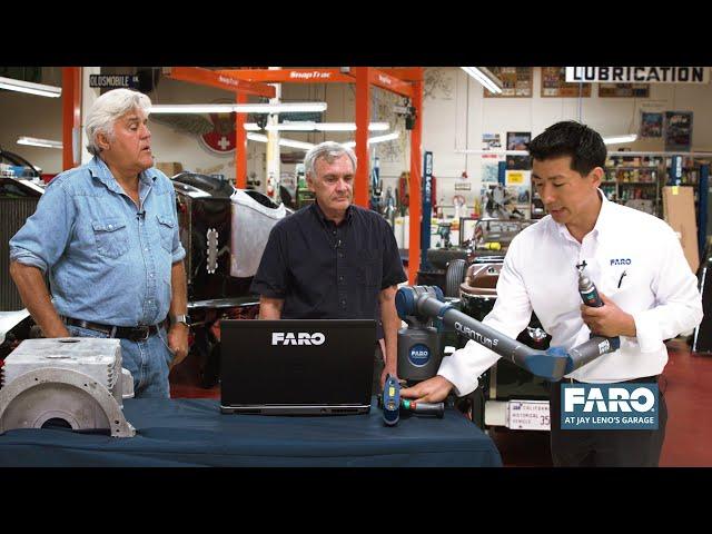 FARO Quantum S FaroArm Application: Jay Leno's Garage® receives their new FaroArm!