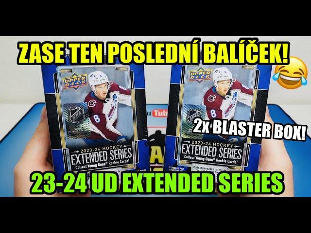 Zase ten poslední balíček!  2x Blaster Box 23-24 UD EXTENDED SERIES! Hokejové karty NHL!