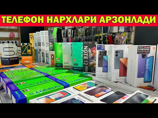 ФАЙЗ САМСУНГ ТЕЛЕФОН НАРХЛАРИ АРЗОНЛАДИ + 4 ХИЛ СОВГА | YANGI TELEFON NARXLARI #telefon