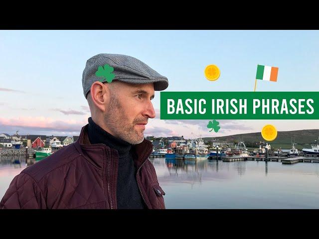 Basic phrases in Irish language