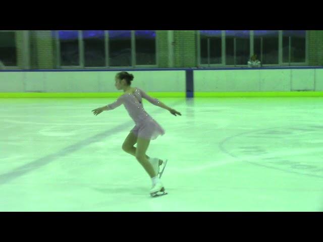 Kaunas Ice Christmas Cup 2018  Advanced Novice Girls  КП 2 Darja REGINEVIC LTU