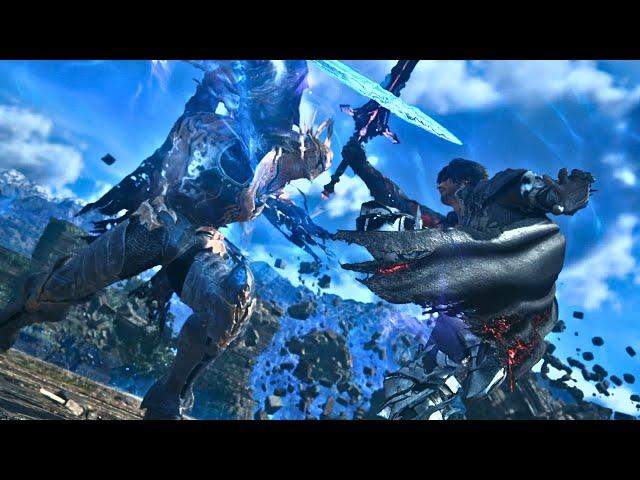 Final Fantasy 16 The Rising Tide - Timekeeper No Damage Boss Fight (NG+/FF mode)