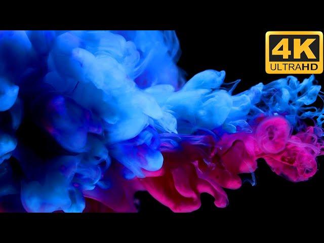 4K Ink In Water Background - 1 Hour of Relaxing Soothing Music