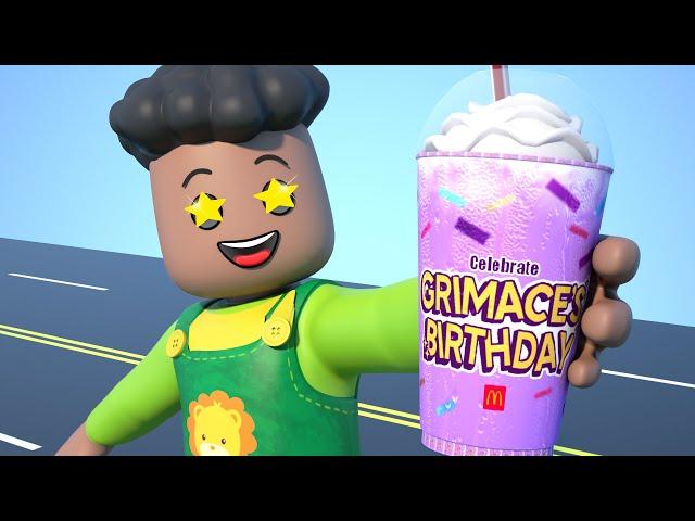 ROBLOX Brookhaven RP - FUNNY MOMENTS: GRIMACE SHAKE APOCALYPSE | Roblox Super