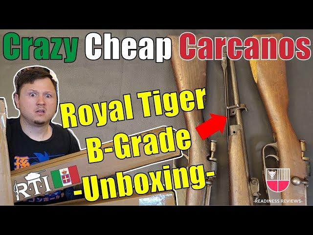 Cheap! Royal Tiger Imports B-GRADE CARCANO Unboxing | RTI "Discount" M91 Moschetto Cavalry Carbine