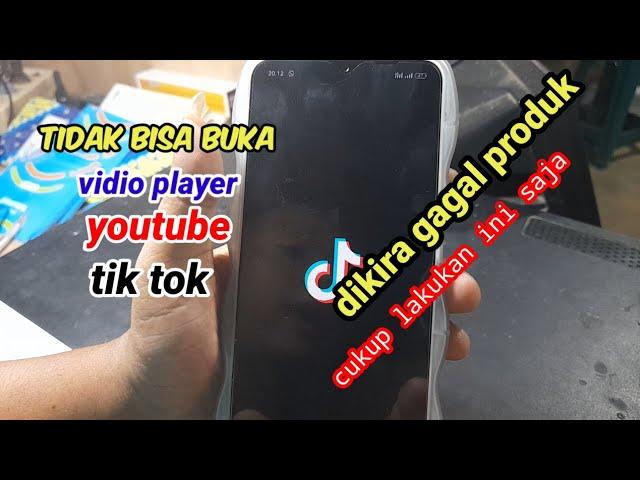 oppo A57 tidak bisa putar vidio, tidak bisa buka youtube, tiktok, dan semua jenis vidio, lakukan ini