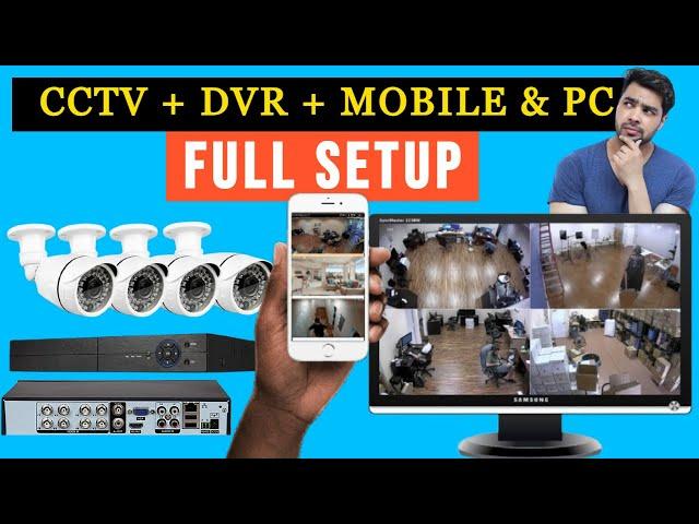 How to Remote View H.264 DVR || How to Install CCTV Camera's With DVR || Network Setup on the DVR