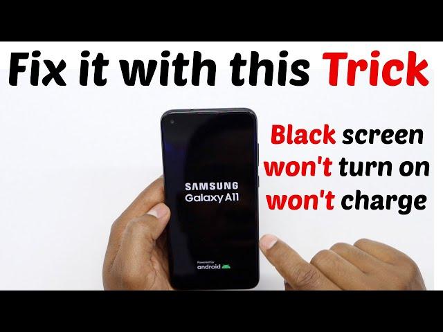 How to fix Samsung Galaxy phone that won't turn on or charge A11, A21, A50, A01