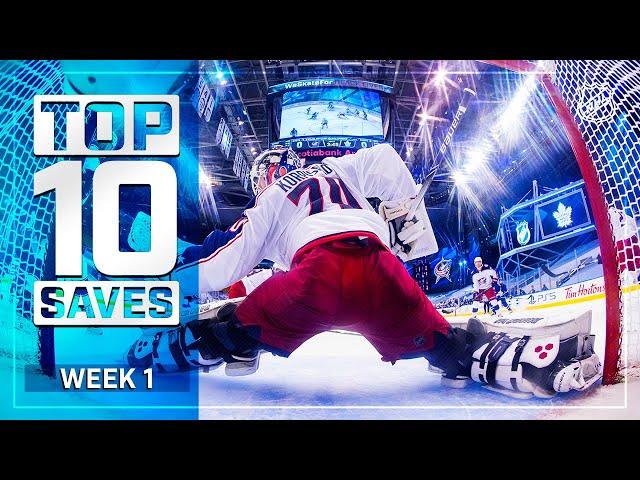 Top 10 Saves from Week 1 of the NHL's Return to Play