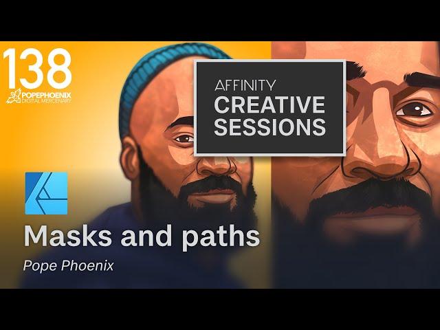 Masks + Paths: tips and tricks to improve your lighting in your vector art with Pope Phoenix