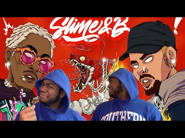 CHRIS BROWN & YOUNG THUG - SLIME & B [LITTT ALBUM REACTION/REVIEW