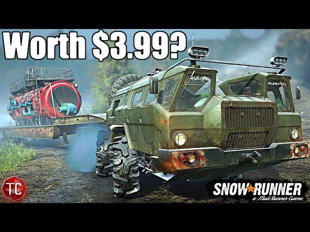 SnowRunner: Is the NEW MASTODON DLC Worth $3.99? ALL NEW UPDATES & GAME FIXES!