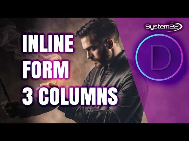 Divi Pro Tips: Create Magic with Divi's Inline 3-Column Contact Form!