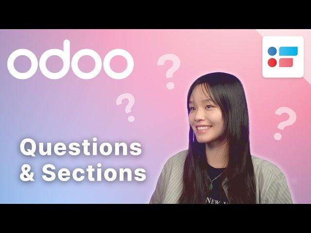 Questions & Sections | Odoo Surveys