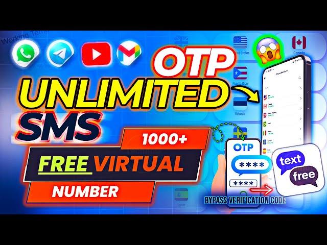 Create UNLIMITED Telegram, WhatsApp Accounts Free On USA Numbers | Voip Number | OTP Verification