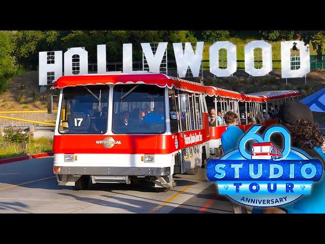 New Universal Studios Tram Tour 60th Anniversary Ride - Jaws, Bates Motel, Earthquake & More in 2024