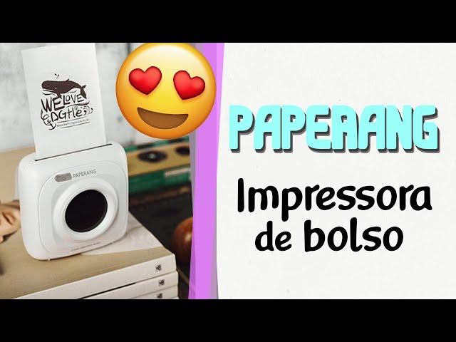 Mini Impressora Portátil de Bolso PAPERANG P2 [Impressora Térmica]