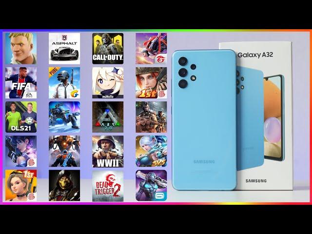 Game Test Samsung Galaxy A32 in 20 games Android Fortnite - PUBG - ARK - Call of Duty Mobile